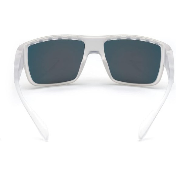 Men's Sp0006 Imported Rectangular Frame Pilot Sunglasses - Picture 4 of 8